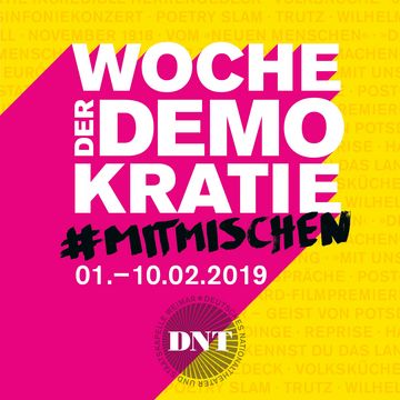 Flyer zur Woche der Demokratie