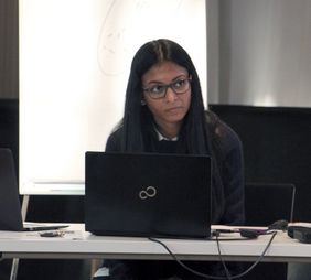 Doktorandin Sharmistha Chowdhury, Foto: Maria Steiner
