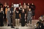 Leyla Piedayesh, I’m an immigrant. Lala Berlin Kollektion AW 2017-18 bei der Copenhagen Fashion Week 1.2.2017, Fotografin/Credits Helle Moos, Courtesy Leyla Piedayesh.