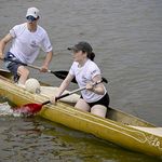 3. Platz für Boot »La Reine« mit Isabell Wehner und Marten Otto. Foto: Informationszentrum Beton GmbH
