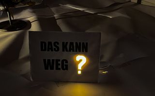 Installation "DAS KANN WEG?" - Mathilda Fee Schwarz - Foto: Catalina Giraldo