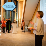 Dr. Ulrike Kuch at the closing event for »Demokratie stärken« (strengthening democracy) in December 2024. Photo: Thomas Müller