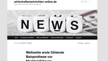 Screenshot der Seite