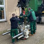Verladung der Prüfmaschine 