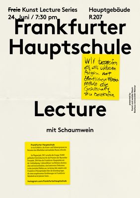 Plakat zur Veranstaltung