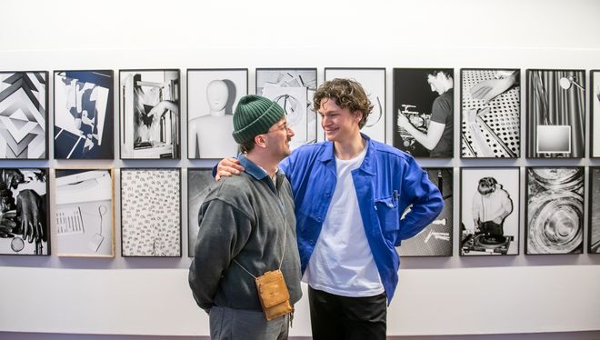 Foto der Ausstellungseröffnung und Buchpräsentation.
