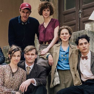 V.l.n.r. Christian Stangassinger, Kamera - Marie Hacke, »Anni« - Gregor Schnitzler, Regie - Ulrich Brandhoff, »Juppi« - Julia Riedler, »Dörte« - Alicia von Rittberg, »Lotte« - Noah Saavedra, »Paul«