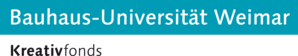 Logo des Kreativfonds der Bauhaus-Universität Weimar