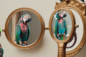 Stochastic Parrot (Visualisierung: Moritz Wehrmann)