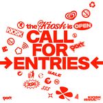 Graphic with the text “The Kiosk is open – Call for Entries” for an open call by Port magazine, surrounded by playful symbols and graphic elements