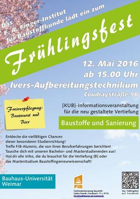 Plakat zum Frühlingsfest, Quelle: FIB
