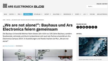 Screenshot der Seite