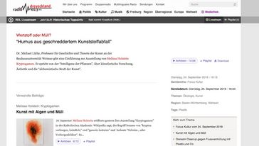 Screenshot der Seite