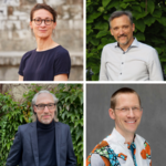 Die neuen Dekan*innen an der Bauhaus-Universität Weimar: Prof. Dr. Sigrun Langner, Prof. Dr. Tom Lahmer, Prof. Burkhart von Scheven, Prof. Dr. Jan-Oliver Ringert (Collage: Luise Ziegler)