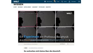 Screenshot der Website 