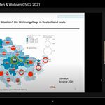 Darstellung der Wohnsituation in Thüringen veranschaulichte Lisa Vollmer die regionalen Unterschiede innerhalb Deutschlands.