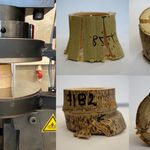 Druckversuche an Bambusproben in der elektromechanischen Druck-Zug-Prüfmaschine 250 kN