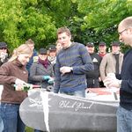 Bootstaufe im Weimarer Schwanseebad (Rebekka Mönch)