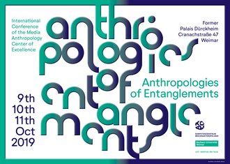 The Media Anthropology Centre of Excellence is closing its five-year funding period with an international conference from 9 to 11 October 2019. Anyone interested is welcome to join us! (Photo: event poster)