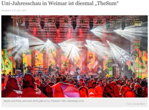Screenshot Website Thüringer Allgemeine 