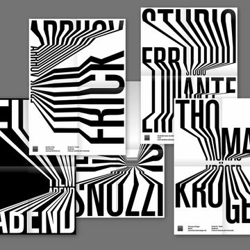 Die Plakate von Robin Weißenborn für »horizonte« sind unter die 100 besten Plakate 2015 gewählt worden.