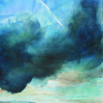 Anna Härtelt, »Shall Strangers Swallow It Up«, 2014, Aquarell auf Papier, 180 x 140 cm © Anna Härtelt