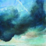 Anna Härtelt, »Shall Strangers Swallow It Up«, 2014, Aquarell auf Papier, 180 x 140 cm © Anna Härtelt

