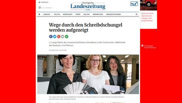 Screenshot der Seite