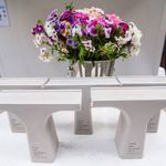 Pokale zum Preis der summaery2012 Brückenschlag«, Brückepfeilern aus Beton gegossen, (Foto: Candy Welz)