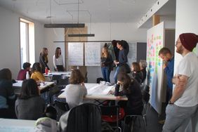 Placemaking Workshop mit  Meg Walker und Priti Patel von Project for Public Spaces (PPS) und Pratt Institute Brooklyn (USA) mit Studierenden des IUDD-Programms im green:house (Fotos: Philippe Schmidt)