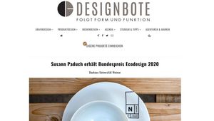 Screenshot der Website 
