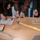 Foto von der Veranstaltung Lange Nacht der Wissenschaften Weimar 2019. Bauexperiment.
