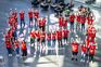 (almost) all the SVs in their bright red shirts