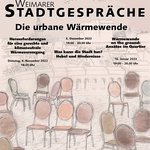 Plakat der Weimarer Stadtgespräche 2022/23.