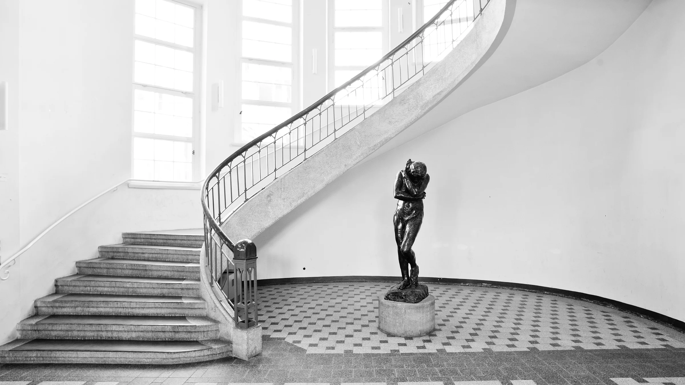 innen, UNESCO-Weltkulturerbe, Treppe, Hauptgebäude, Eva, Auguste Rodin, Ehemalige Kunstschule