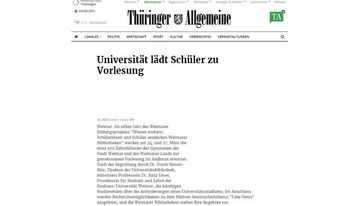 Screenshot der Seite