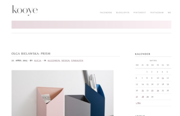 Screenshot der Website