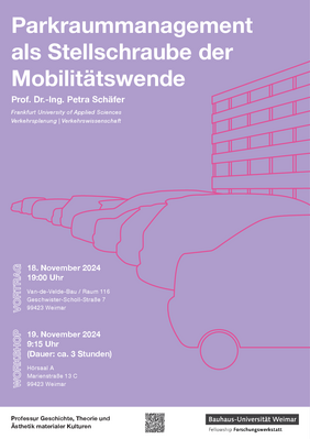 Plakat zur ersten Veranstaltung. Design: Karin Schön