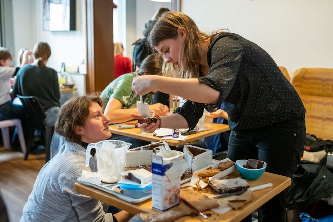 Foto vom Bauhaus Weihnachtsmarkt 2019.