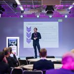 Julius Uhlmann during his presentation