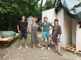 Das Projektteam von der Professur Bauformenlehre (Copyright: Bauhaus-Universität Weimar) Das Projektteam von der Professur Bauformenlehre (Copyright: Bauhaus-Universität Weimar)