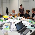 Workshop 2014 mit Studierenden in der Verkehrsplanung. Quelle: Fakultät Bauingenieurwesen