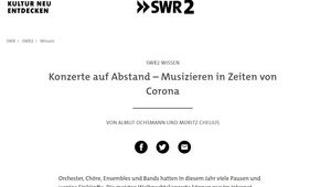 Screenshot der Website 