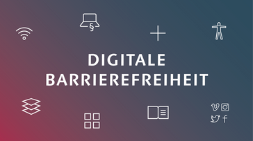 Banner zum Thema Digitale Barrierefreiheit