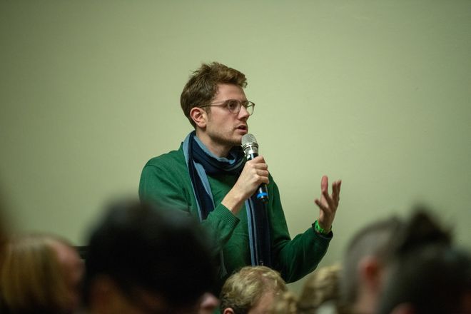 Foto vom Eröffnungsvortrag der Gastprofessur mit Prof. Dr. Judith Simon.