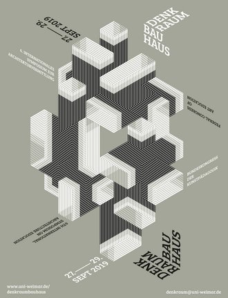 Poster Kongress »Denkraum.Bauhaus«