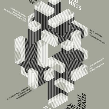 Plakat »Denkraum.Bauhaus«, Grafik: Eric Jentzsch (Hüftstern) Plakat Kongress »Denkraum.Bauhaus«