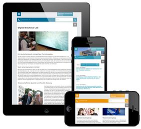 Screenshots der responsiven Website