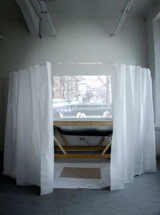 Videoinstallation: "abtauchen" - Marie Brandstetter, Maurice Vico Hartig - Foto: Catalina Giraldo