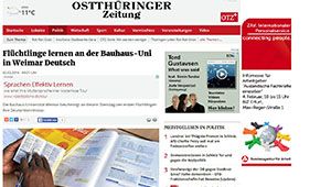 Screenshot der Website